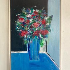 Large Original Floral Painting Original Art Contemporary Art Modern Irish abstract art