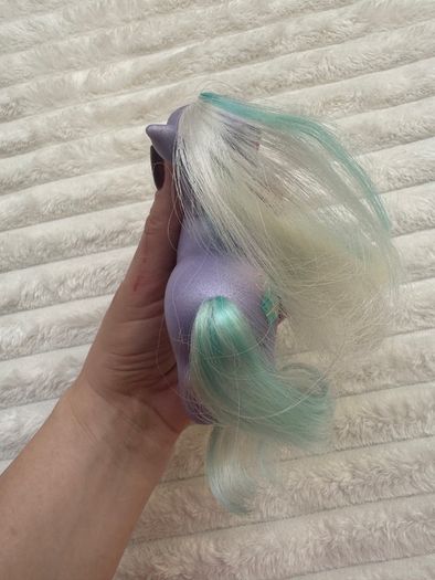 2002 My Little Pony G3 Razzaroo Hasbro MLP Purple Birthday Present Damaged approx. 11 cm.  Used Please see photos