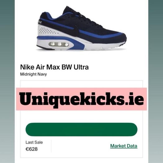 Rare Nike Air Max BW Ultra Midnight Navy