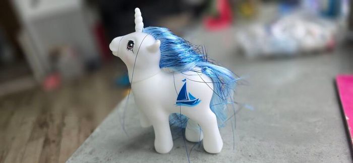 2019 HQG1C Marina Glow in the Dark Custom Ponies like MLP G1 My Little Pony