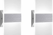 2 Pack Modern Wall Lights Indoor 12W Acrylic Perfect for Living Room, Bedroom, Corridor, Stairs (MULTIPLE COLOURS)