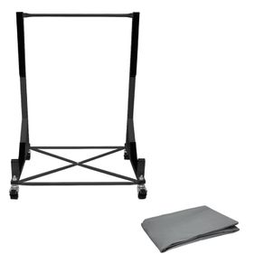 Hardtop stand black with cover