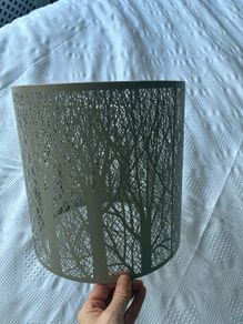 Metal lampshade