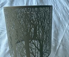 Metal lampshade