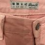 Fab Blush Pink Denim Wide Leg Jeans size 10 Image 3