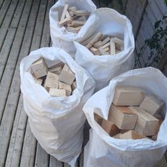 timber blocks and kindling 10.5 kg bags