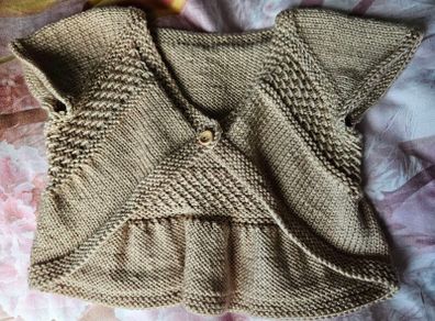 Girls Hand Made Bolero 3-4 Years