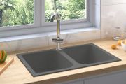 Kitchen Sink Grey 760x480x184 mm
