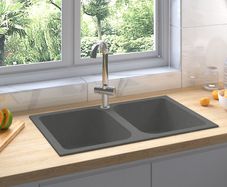 Kitchen Sink Grey 760x480x184 mm