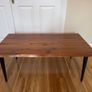 JYSK HALSKOV Style Coffee Table, Solid Wood Top, Black Legs Image 2