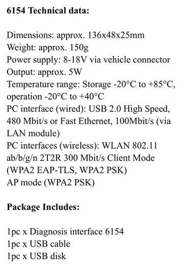 VAS6154  OKI Full Chip Wifi USB DOIP Diagnostic Scanner VCI work with ODIS-Service 25 ODIS-Engnieering 19 For Audi VW Seat Skoda