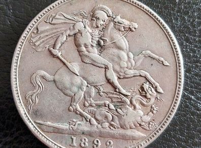 1892 Queen Victoria Silver Crown