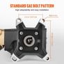 Pressure Washer Pump, 25.4 mm Shaft Horizontal Triplex Plunger, 4400 PSI, 4 GPM, Replacement Power Washer Pumps Kit, Parts Washer Pump, Compatible with Simpson MorFlex Models 40224, 40225, 40226 Image 2