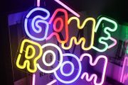 Game Room Neon Signs Led Neon Light for Wall Decoration, USB Powered Cool Colorful Letter Neon Sign Acrylic Art Wall Decor for Bedroom Game Room Living Room Bar Party Decor Boys Gift (FREE SHIPPING)