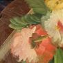 Large Vintage Hand Painted Wooden Box Image 9