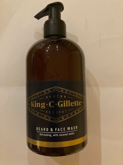 Gillette Beard and face wash and Beard Balm. New