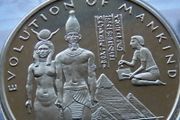 Ancient Egypt | British museum coin stamp cover | 1997 Gibraltar Crown