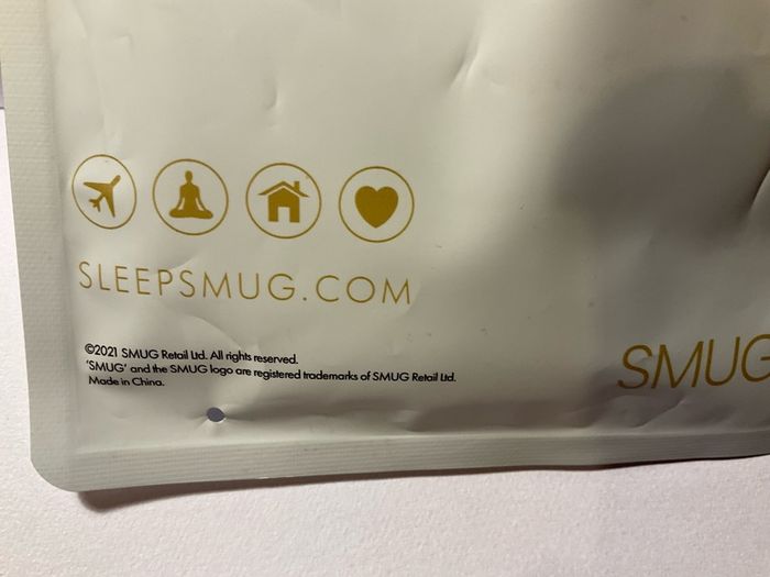 SMUG satin tattoo satin eye mask new in packaging