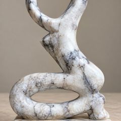 Hand Carved Jamaican Alabaster Sculpture