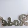 Vintage 925 Sterling Silver- ROSE  Name Necklace Image 4
