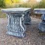 Solid Concrete Garden Dining Set Image 3