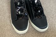 shoes black satin limited editon size 39