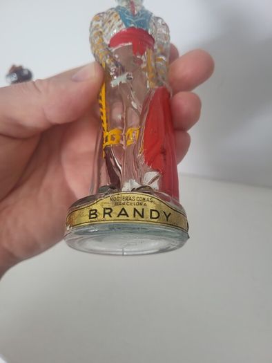 Vintage Nogueras Comas Figural Brandy Bottles Matador & LadyBarcelona Spain