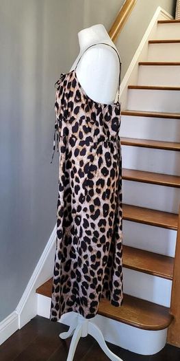 Shein animal print cami midaxi dress, Size 2XL / UK20