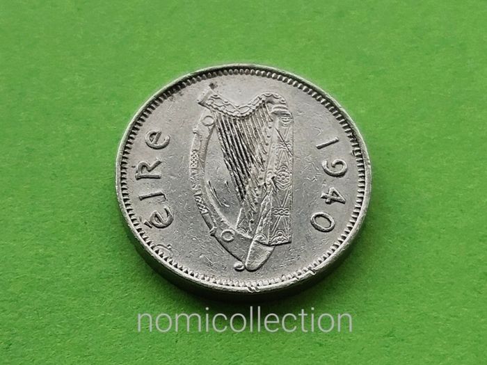 Ireland 1940 year 3 Pence.