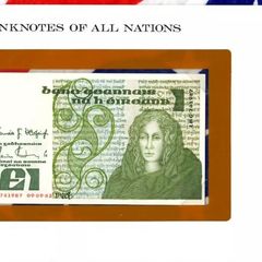 Banknotes of All Nations Ireland 1982 1 pound P-70c UNC LHG 741987 Birthday