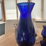 Vintage cobalt blue and Opaline glass Image 4