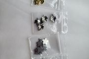 Metal charms for jewelry making etc. leaves flowers