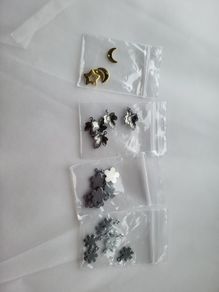 Metal charms for jewelry making etc. leaves flowers