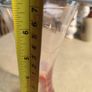 DUISKE IRISH GlDUISKE IRISH Glass Vase Hand cut Clear Etched Floral Vase pink / Purple Base Image 2