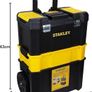 STANLEY Essential Rolling Workshop Toolbox, 3-in1 Stackable Units, Portable Tool Solution, STST1-80151 Image 3