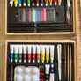 Elements Wooden Artist Box Easel & Large Painting Set + Canvas Image 3