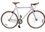 Martello Brooklyn Retro White Fixie