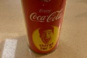 Coca Cola T-shirt in can Rare English 50 Pence Coin
