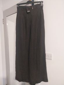 Kookai wide leg pin stripe