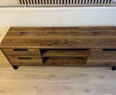 Next Rustic Oak TV UnitMedia Console Excellent Condition