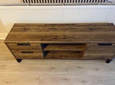 Next Rustic Oak TV UnitMedia Console Excellent Condition