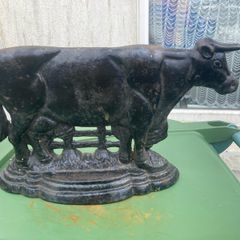 Antique cast iron door stop free postage