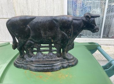 Antique cast iron door stop free postage