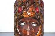 Handcarved wooden ethnic mask