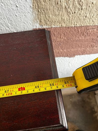 Wooden fireplace surround