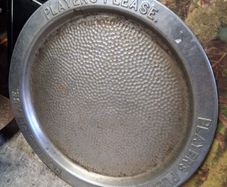 Players Please embossed metal pub tray