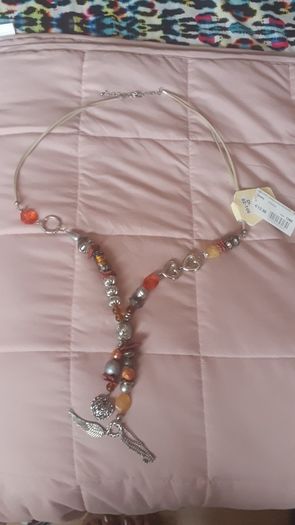 fancy angel wing necklace