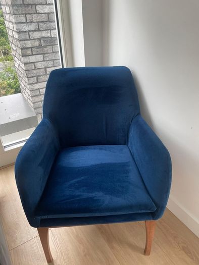 Blue armchair