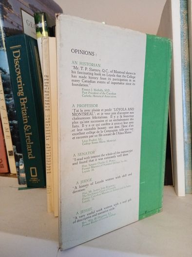Loyola and Montreal: A History by T. P. Slattery (LP206)