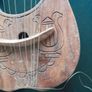 Vintage 10 String Rosewood Lyre Harp Image 3